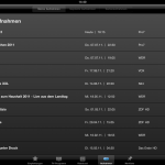 Programm Manager 3.0 für iPad - Aufnahmen