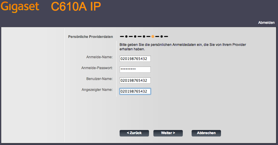 Telekom VoIP Konfiguration C610A IP